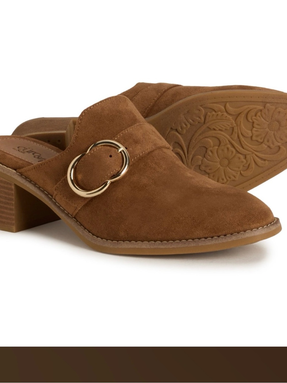 Women Euro Soft by Soft Holly Heeled Mule (real suede)
